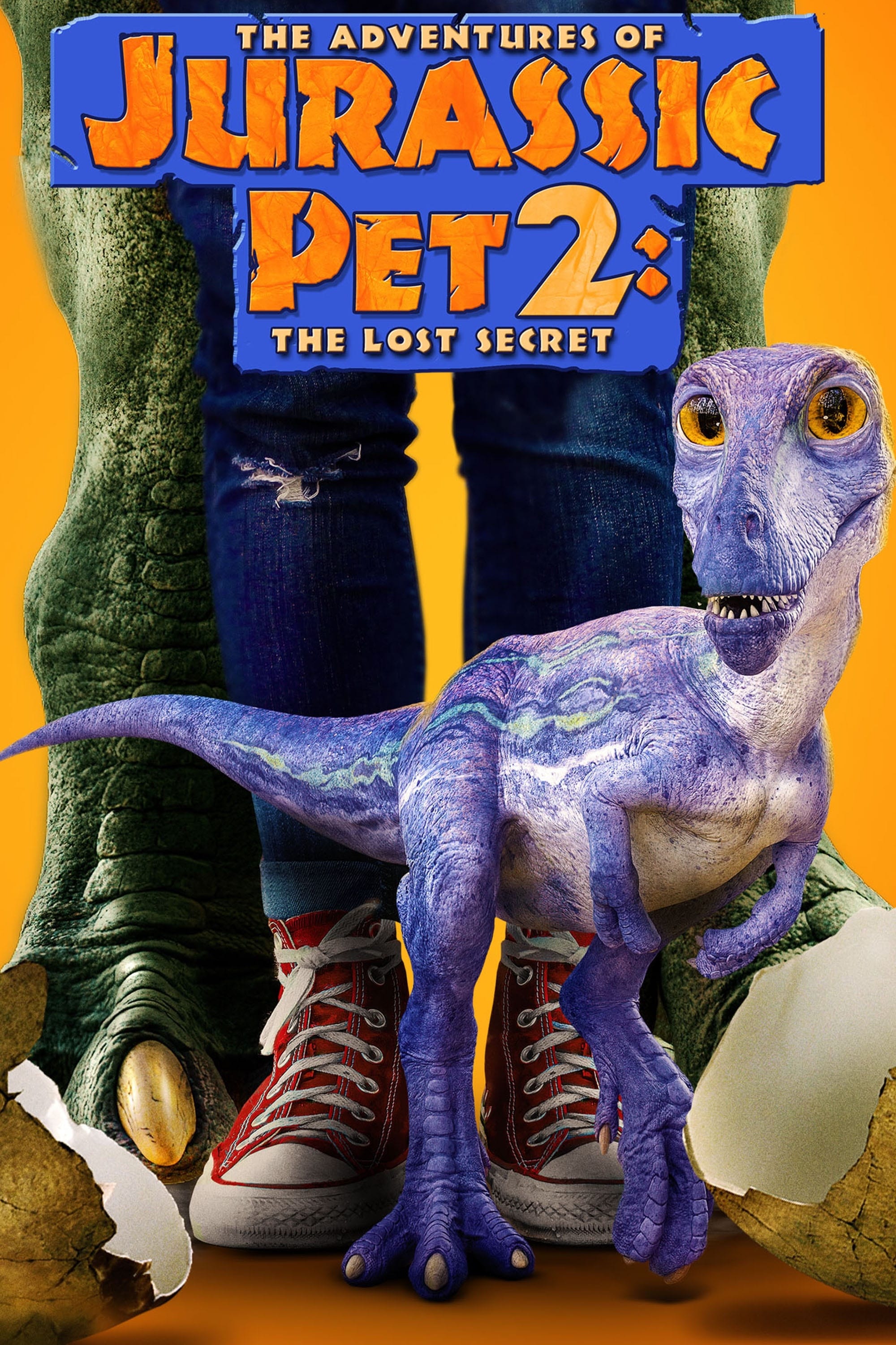 The Adventures of Jurassic Pet 2: The Lost Secret Hindi Dubbed Movie Poster (2023)