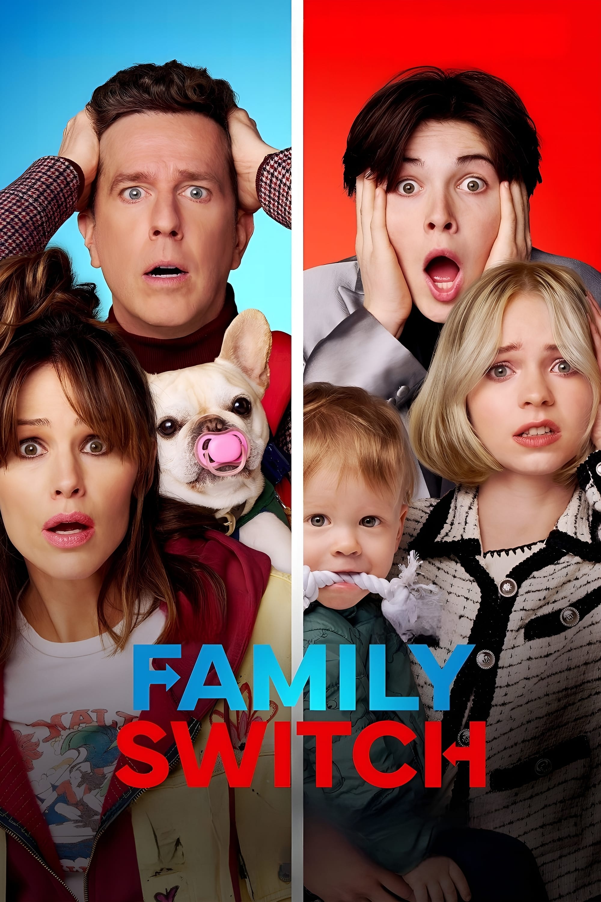 Family Switch Hindi Dubbed Movie Poster (2023)