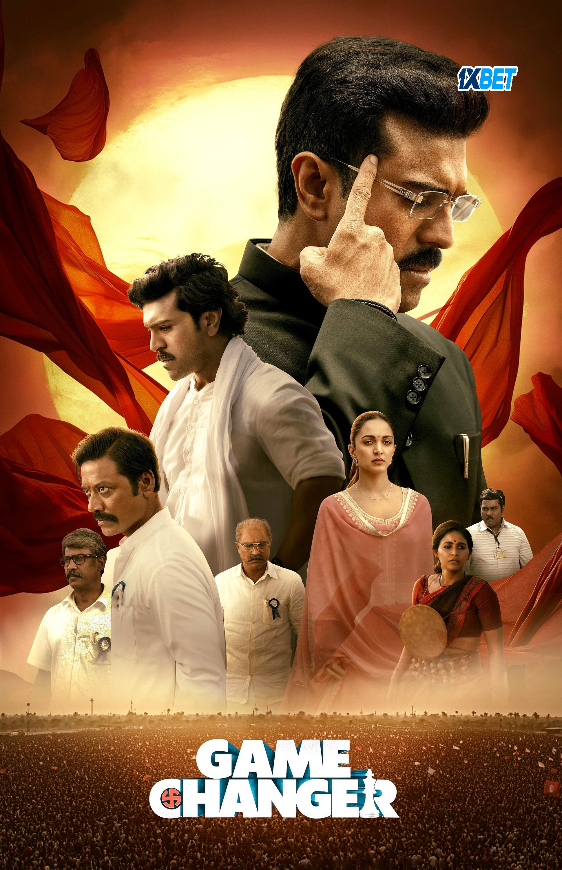 Game Changer Hindi Dubbed Movie Poster (2025)