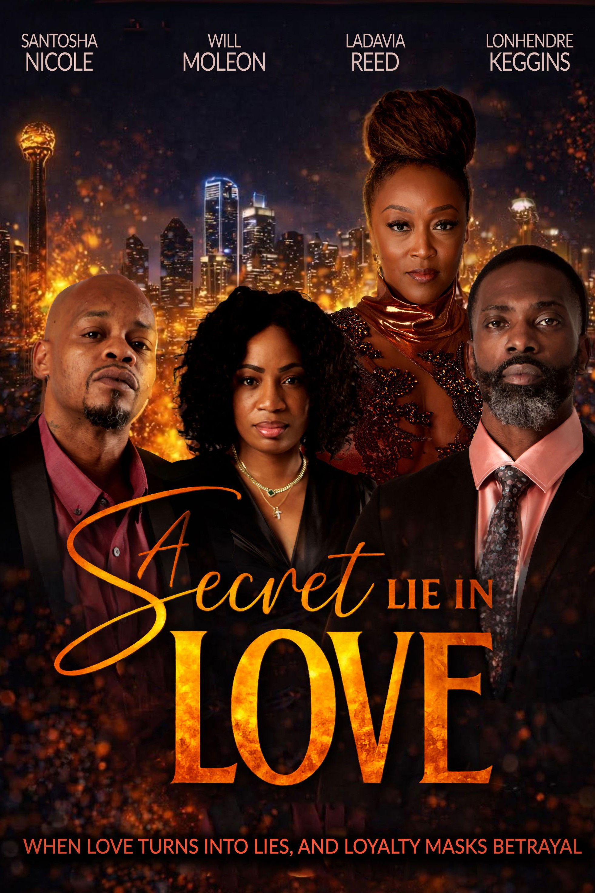 A Secret Lie in Love Hindi Dubbed Movie Poster (2025)